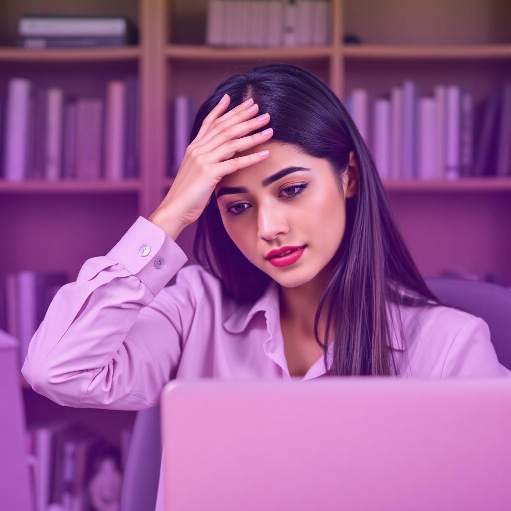 Overwhelmed entrepreneur