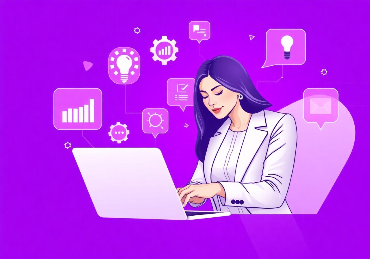 Sales development professional working with pipeline data